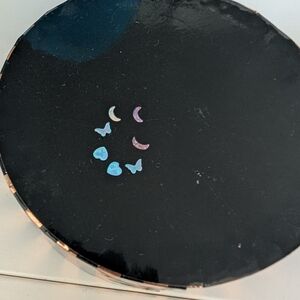 Black and Iridescent Nail Art Set